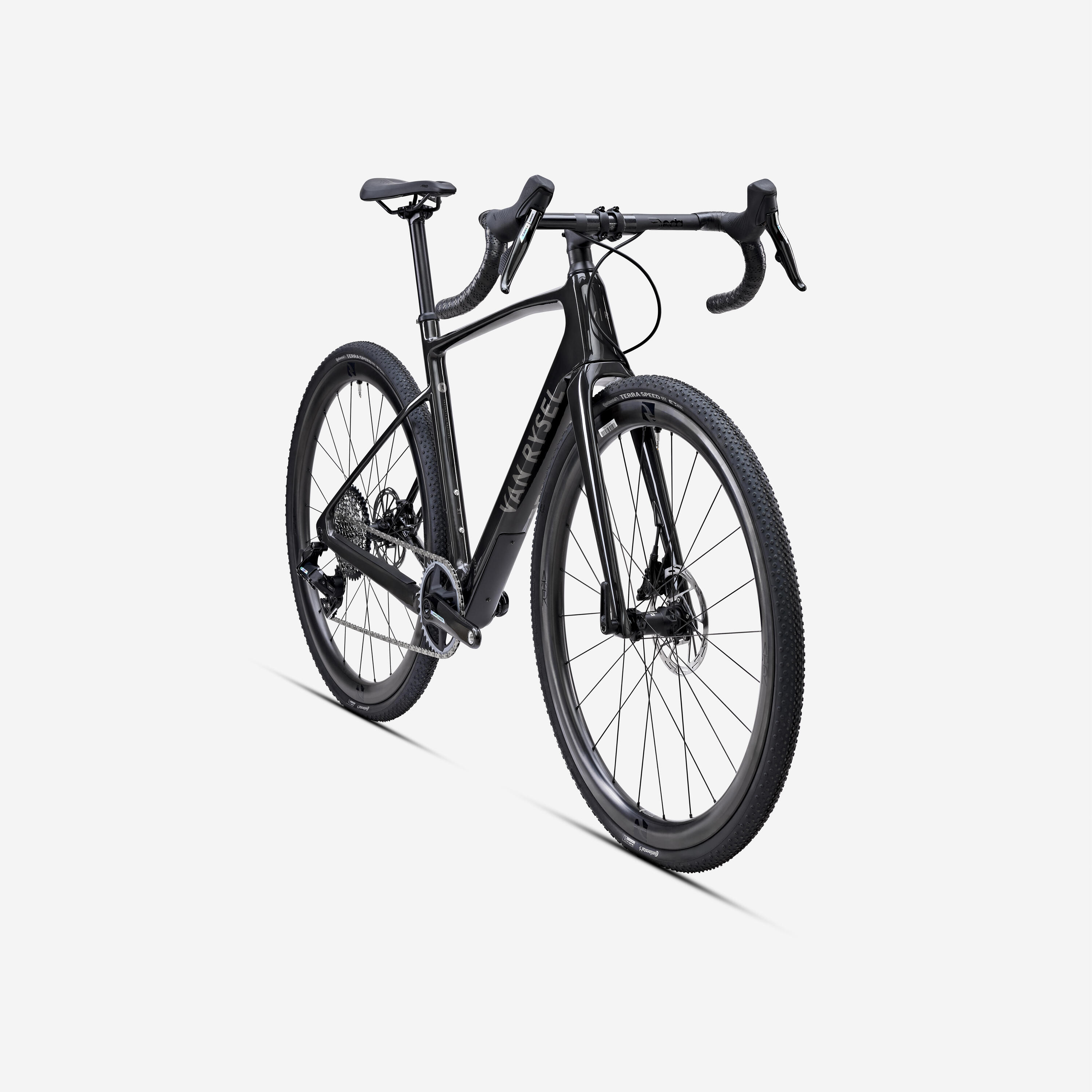Vélo de gravelle en carbone brut avec SRAM Force AXS XPLR, GCR 2/17