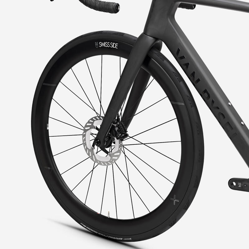 VELO DE ROUTE RCR SHIMANO 105 DI2 12S CAPTEUR DE PUISSANCE CARBON BRUT