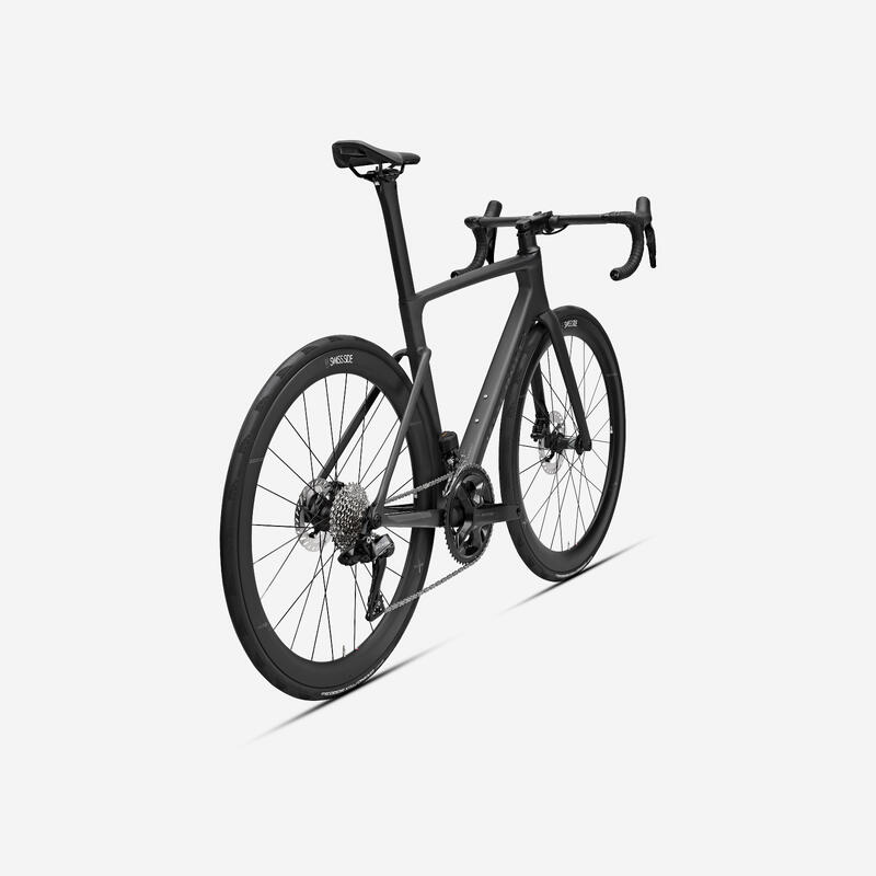 BICICLETĂ DE ȘOSEA RCR PRO SHIMANO 105 DI2 12S SENZOR DE PUTERE CARBON BRUT