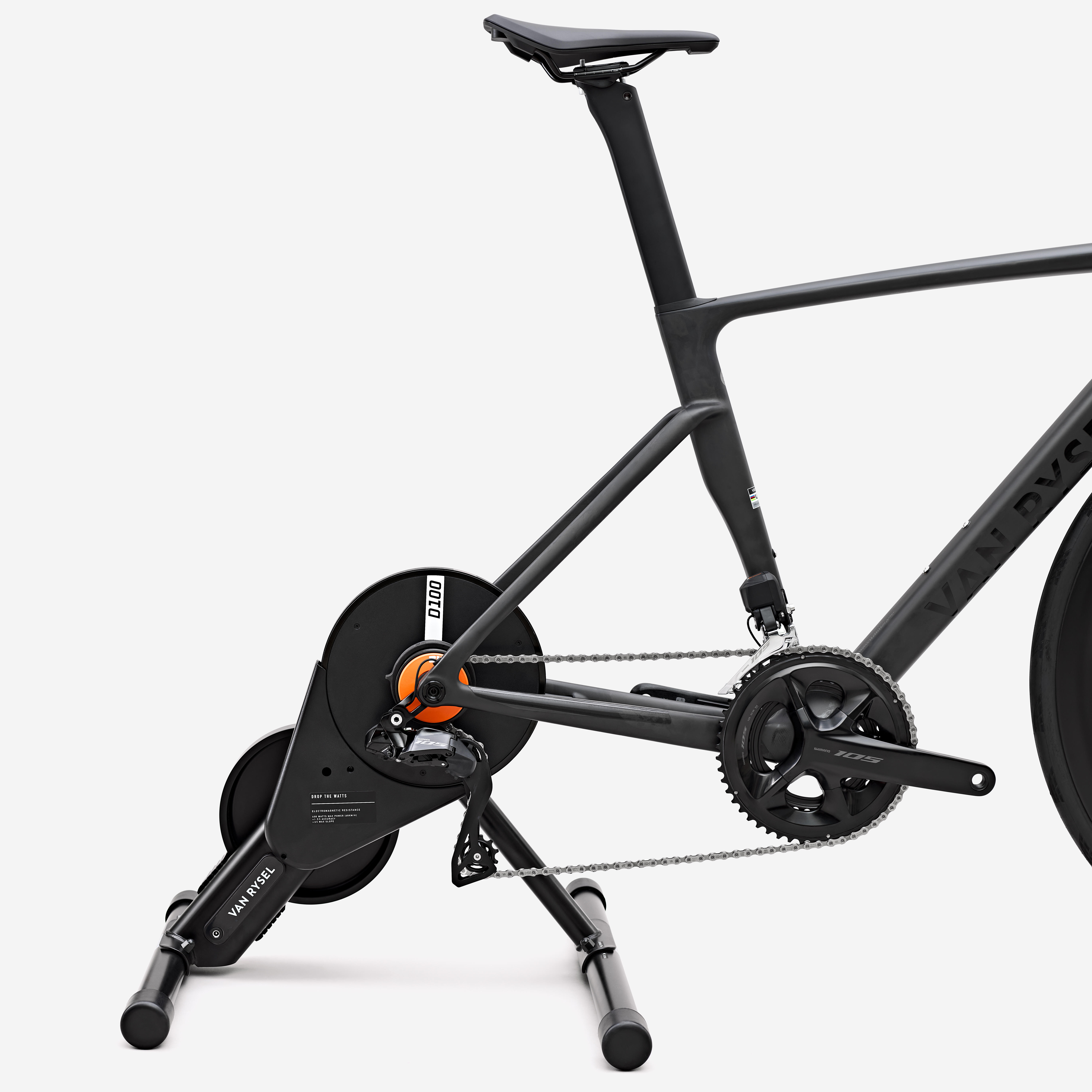 D100 Home Trainer With Zwift Cog And Click Van Rysel D100 Home Trainer With Zwift Cog And Click Van Rysel