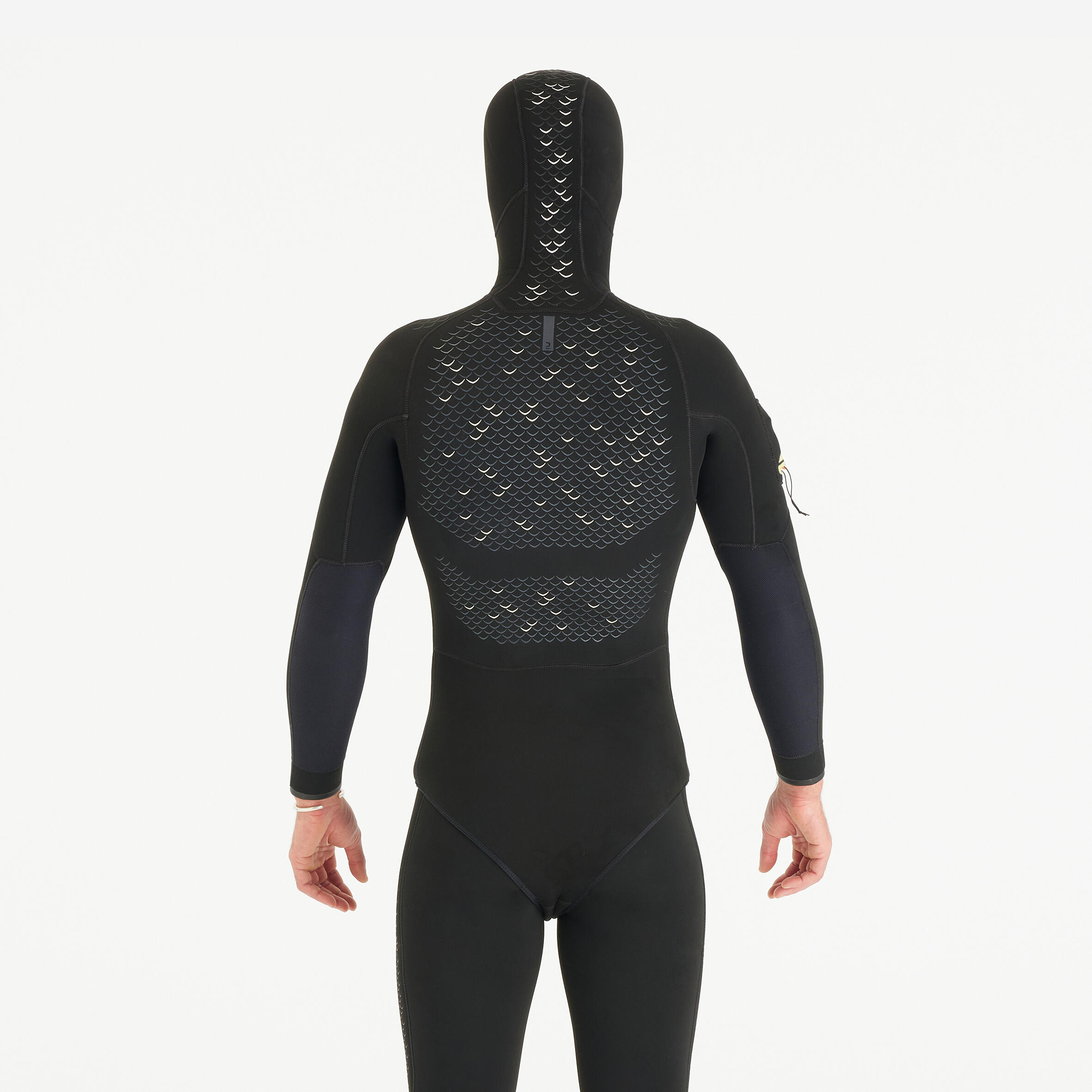 Chaqueta Pesca Submarina SPF 900 Hombre Negro Neopreno Microporoso 7 mm 2/17
