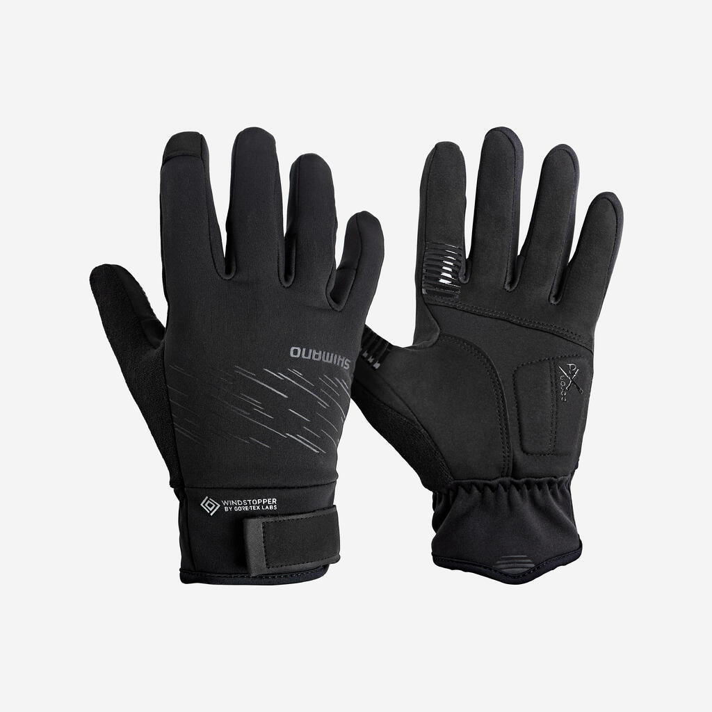 Kolesarske tople zimske rokavice WINDSTOPPER