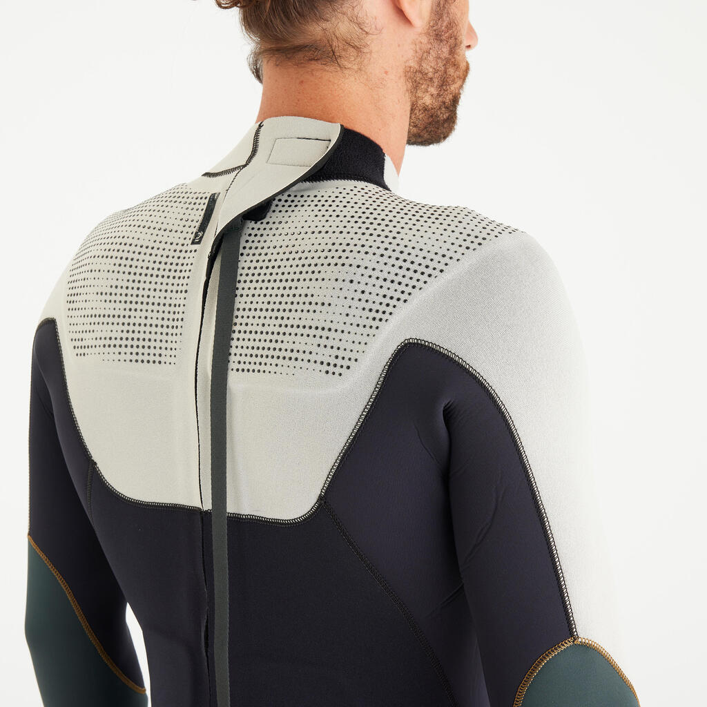 Men’s diving wetsuit 3 mm neoprene - SCD 900 Khaki Black