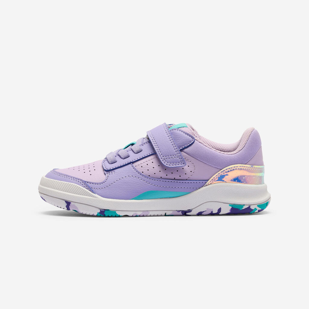 Chaussures multisport résistantes enfant mixte, Playventure yard Violet et vert