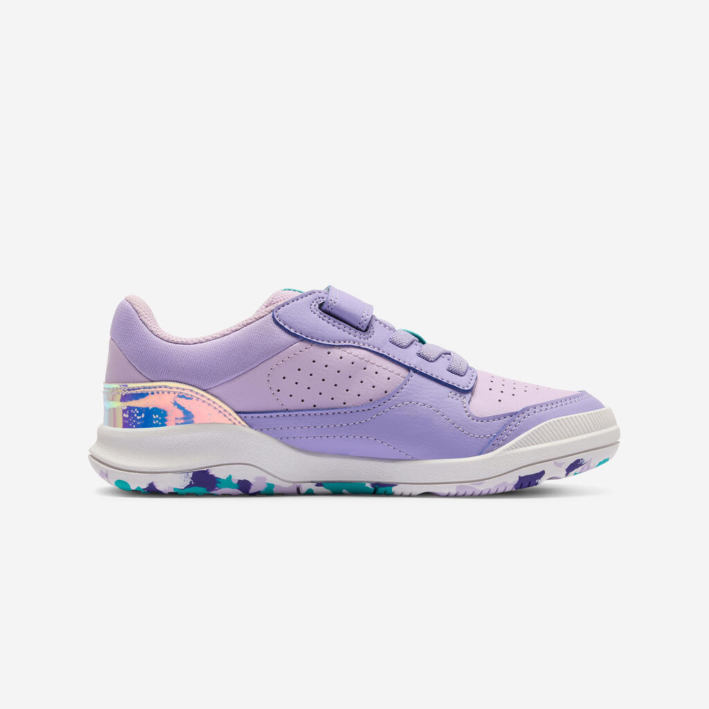 Chaussures multisport résistantes enfant mixte, Playventure yard Violet et vert