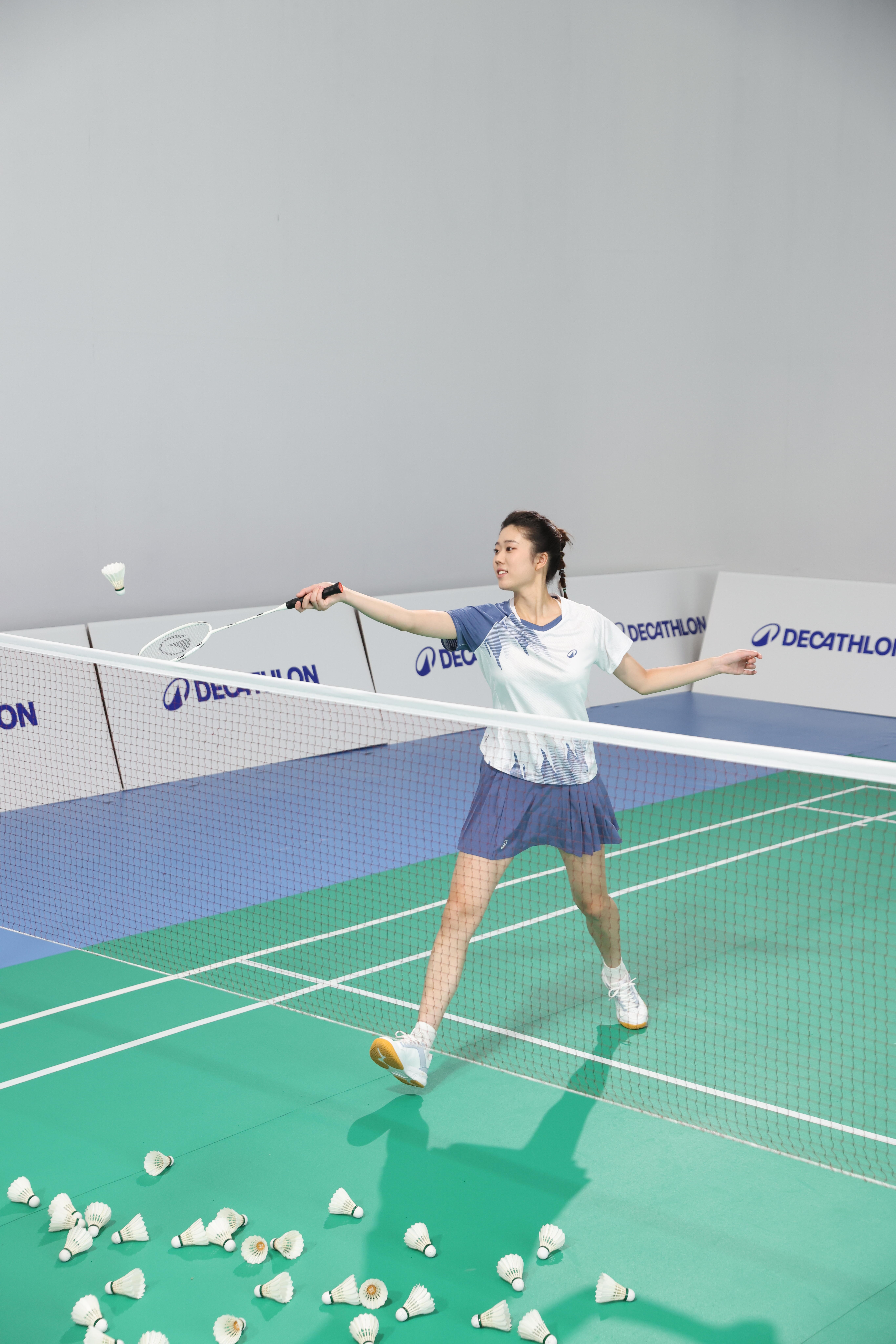 Raquette de badminton - Sensation 500 blanc - PERFLY