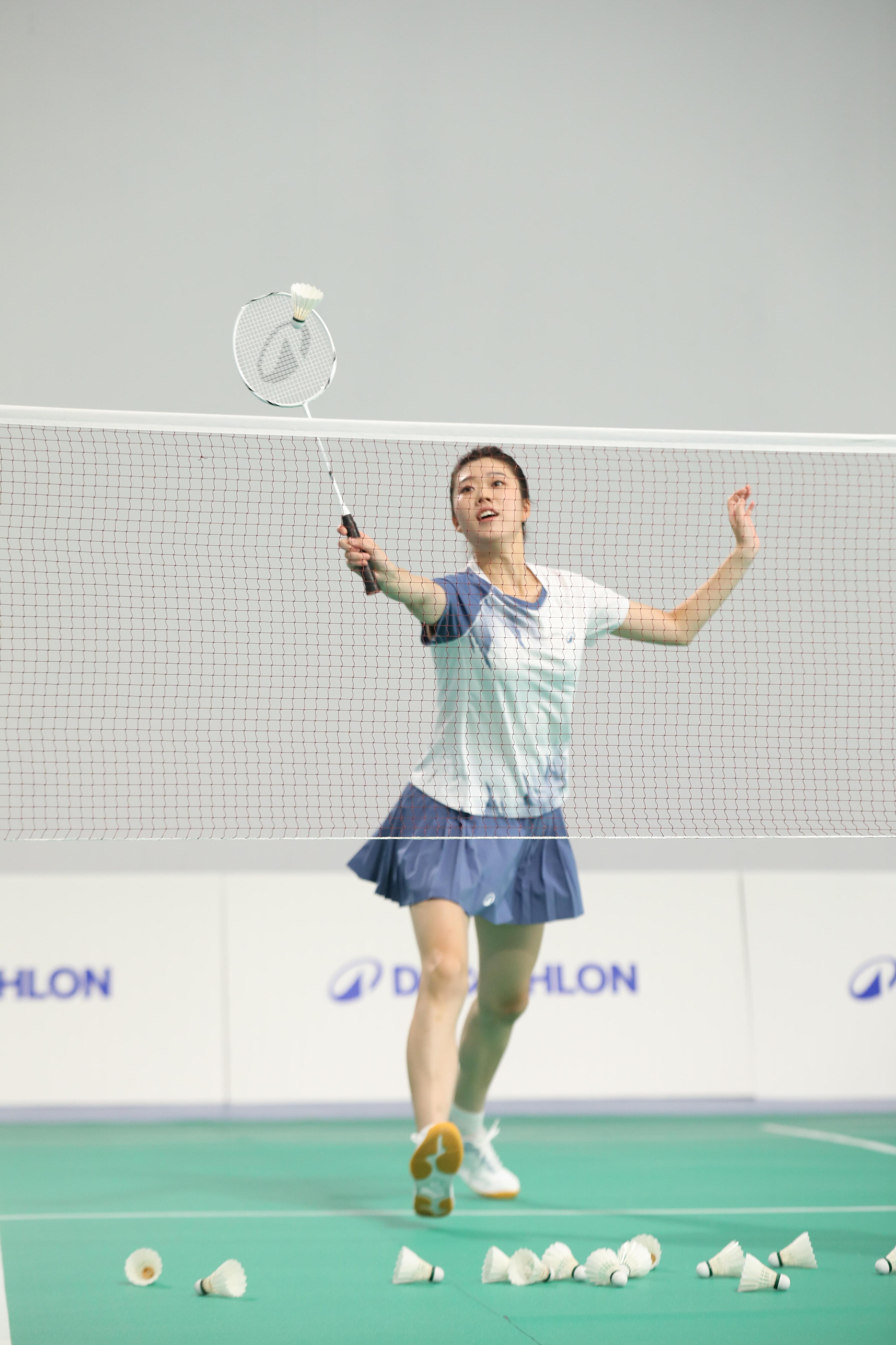 Racchetta badminton adulto BR SENSATION 500 bianca 8/17