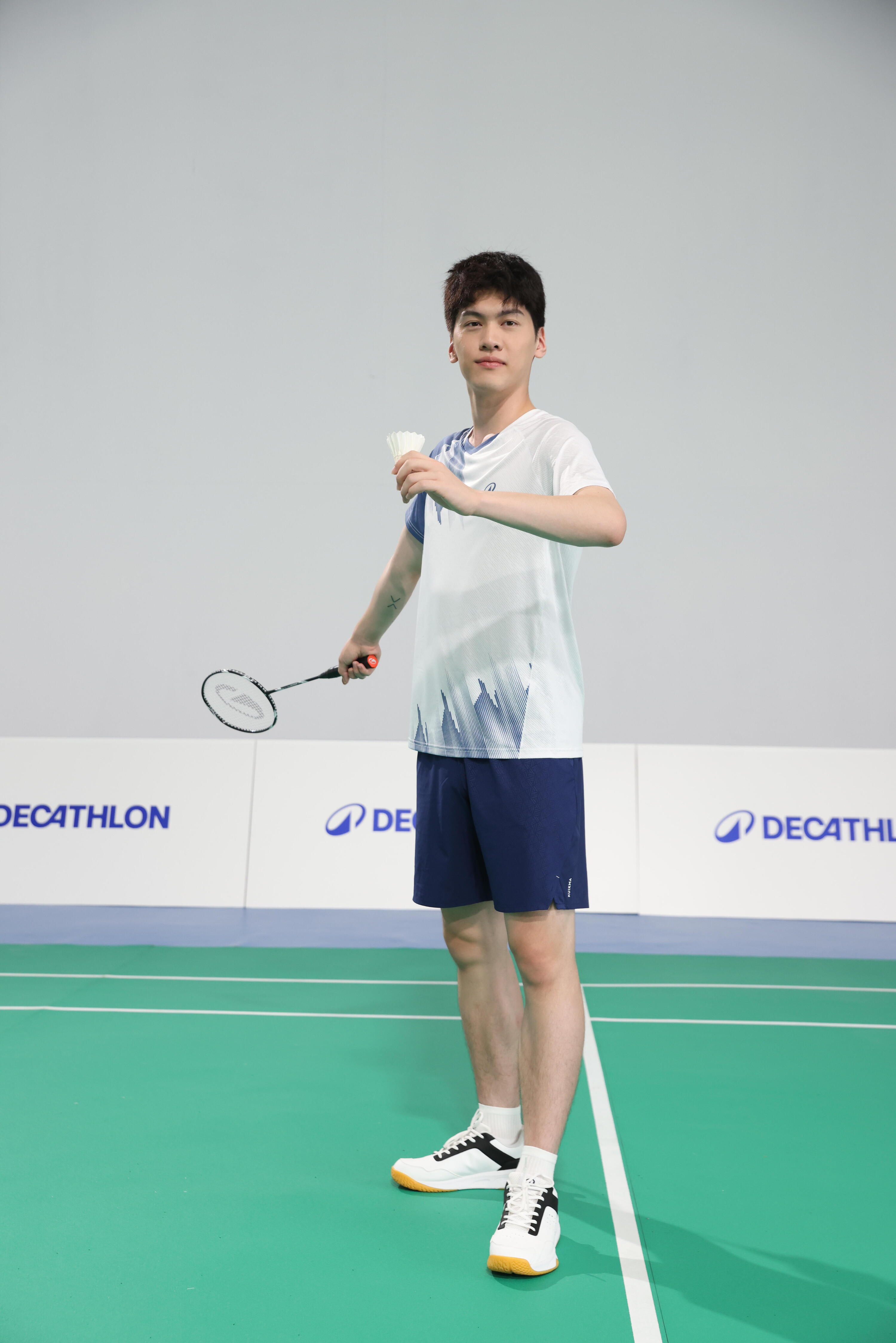 CALÇADO BADMINTON HOMEM BS SENSATION 500 M BRANCO 9/19