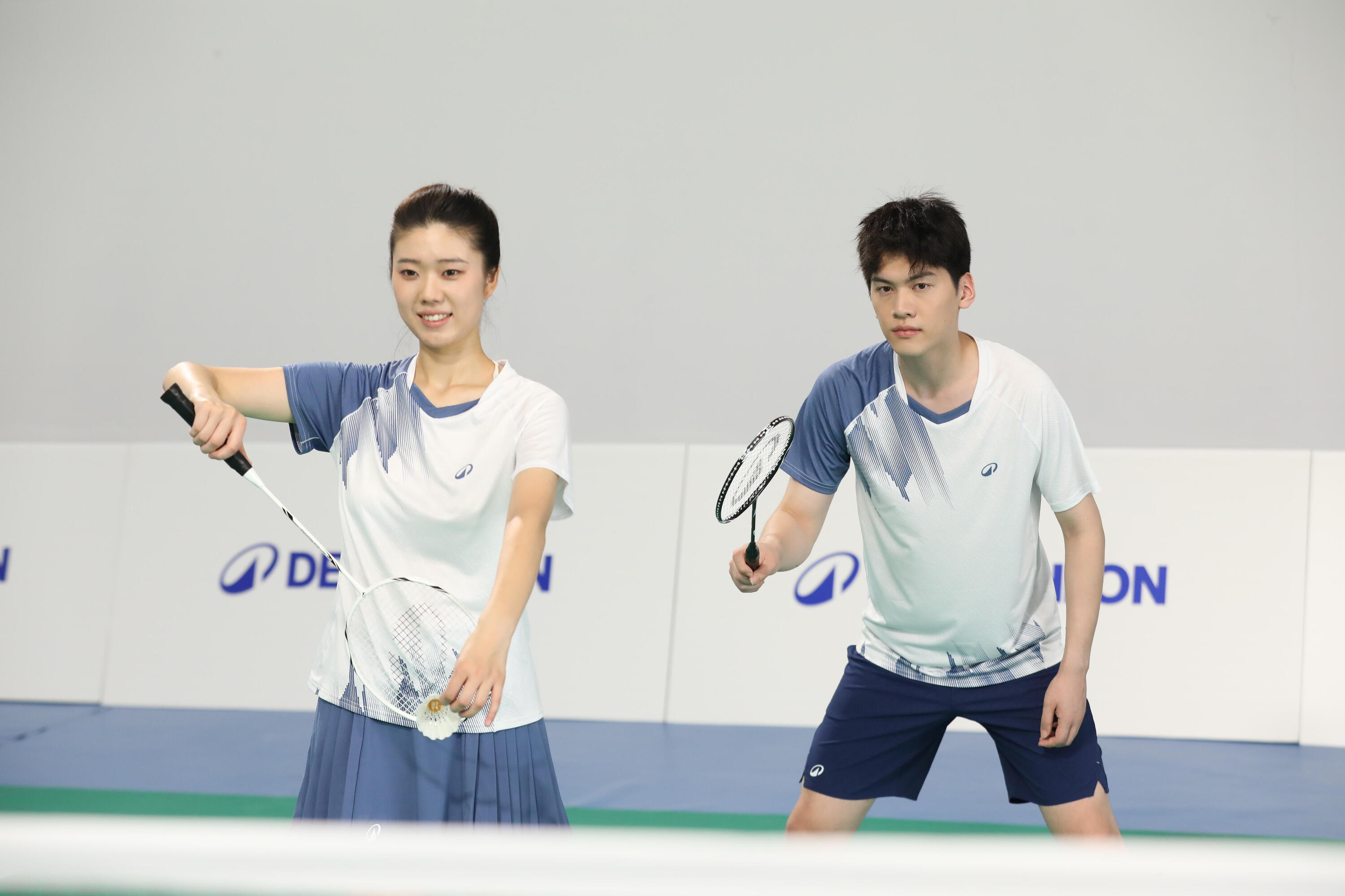 Lot de Raquette de Badminton Adulte BR Sensation 500 - Noir/Blanc 9/20