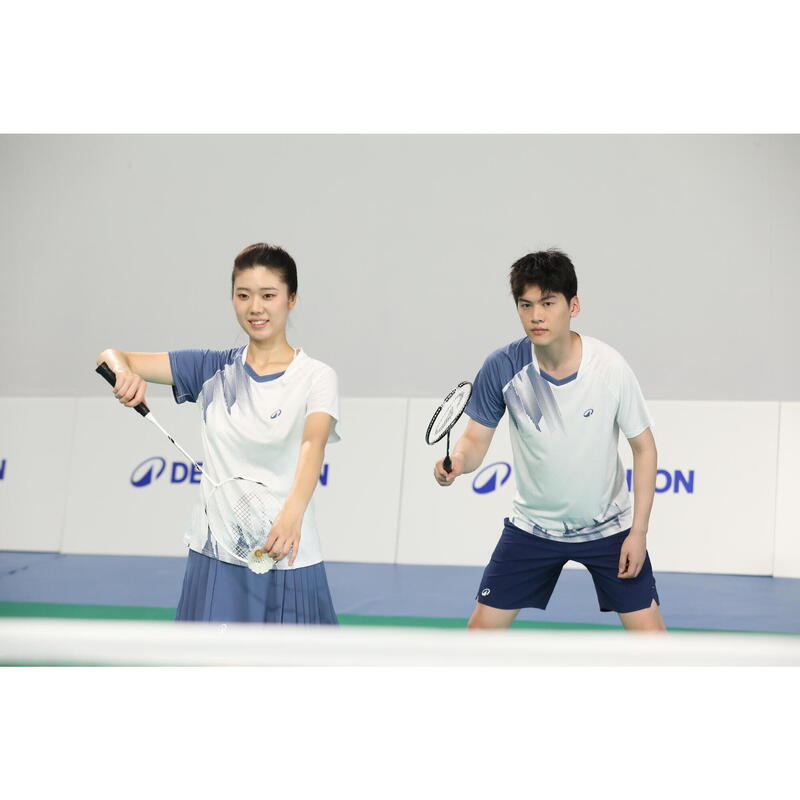 Lot de Raquette de Badminton Adulte BR Sensation 500 - Noir/Blanc