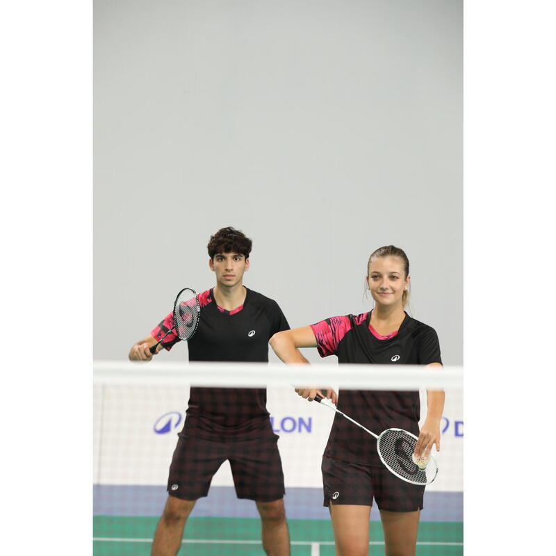 Set de rachete de de badminton Adulți BR Sensation 500 - Negru/Alb