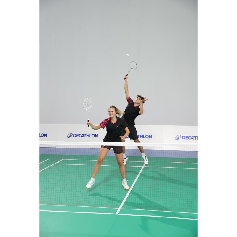 Set de rachete de de badminton Adulți BR Sensation 500 - Negru/Alb