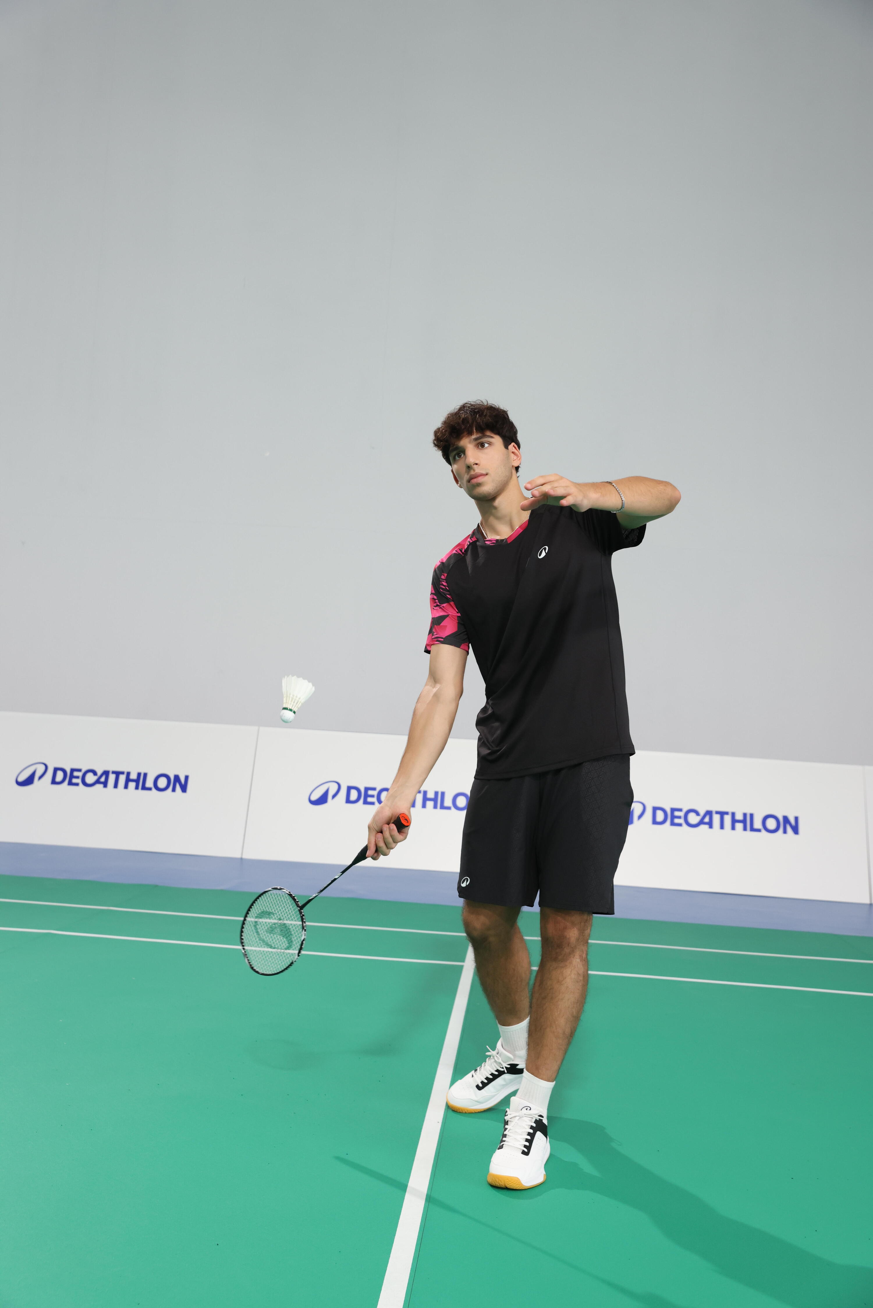 CALÇADO BADMINTON HOMEM BS SENSATION 500 M BRANCO 12/19