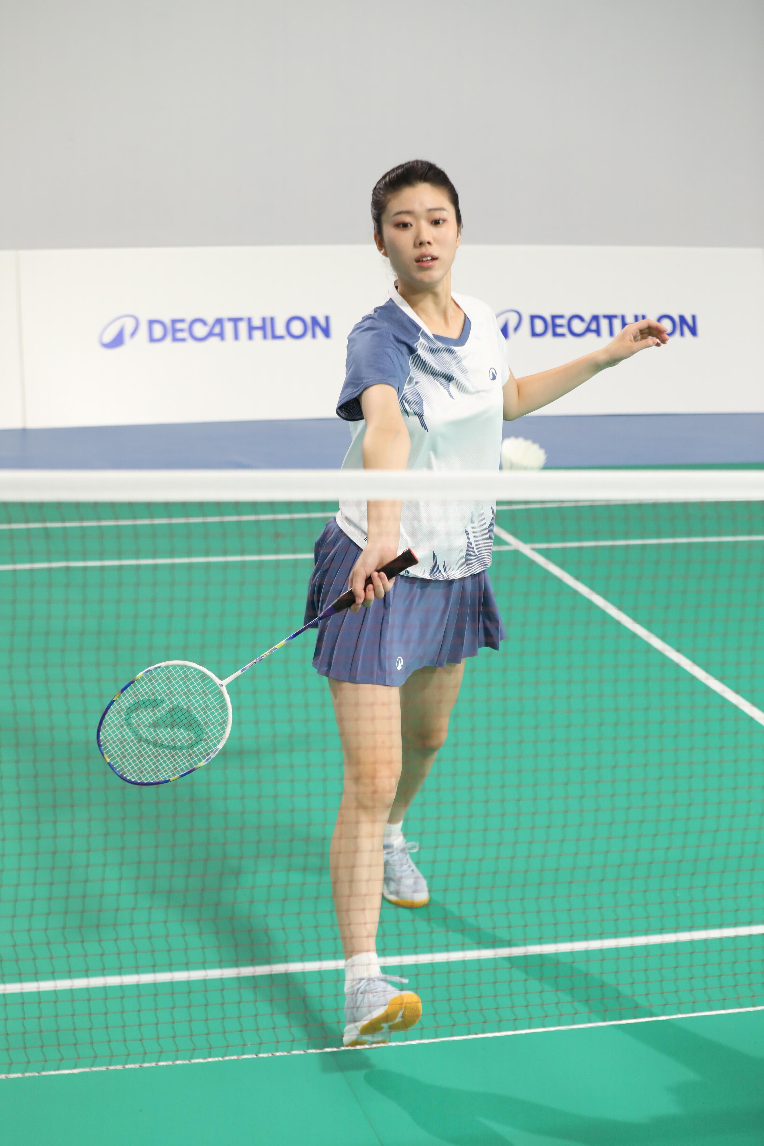 Raquette de badminton - Sensation 530 blanc 18/18
