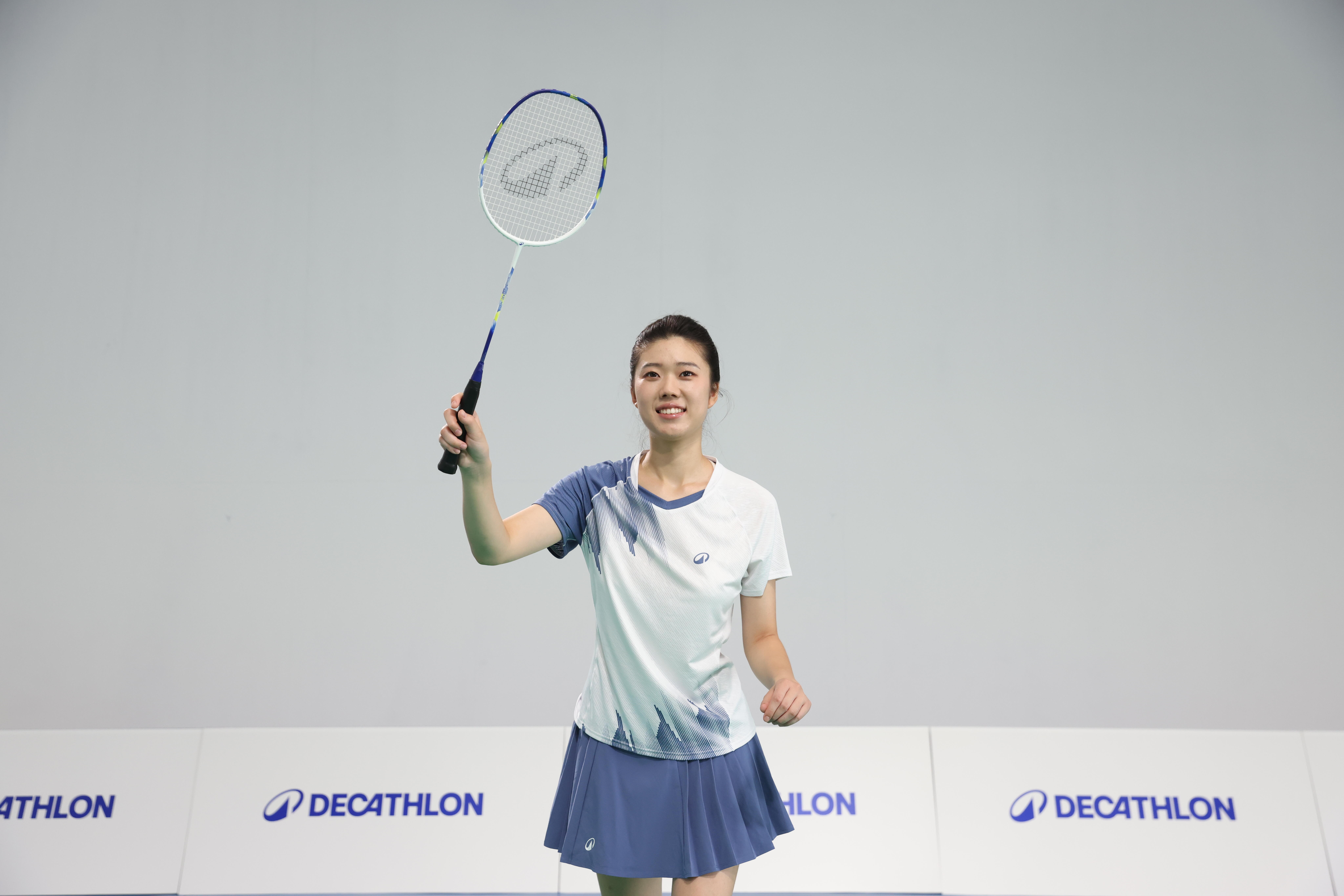 Raquette de badminton - Sensation 530 blanc - PERFLY