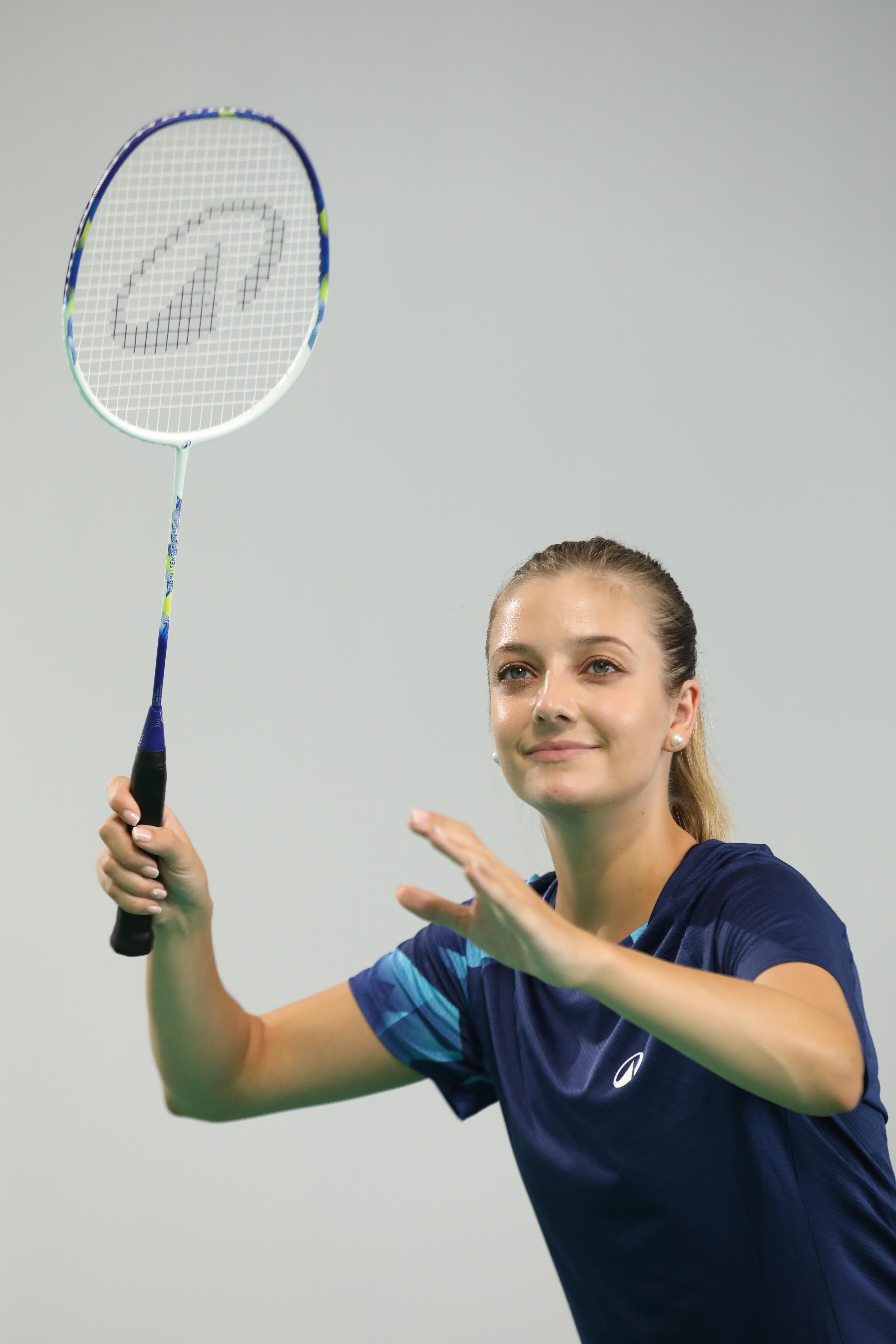 Raquette de badminton - Sensation 530 blanc - PERFLY