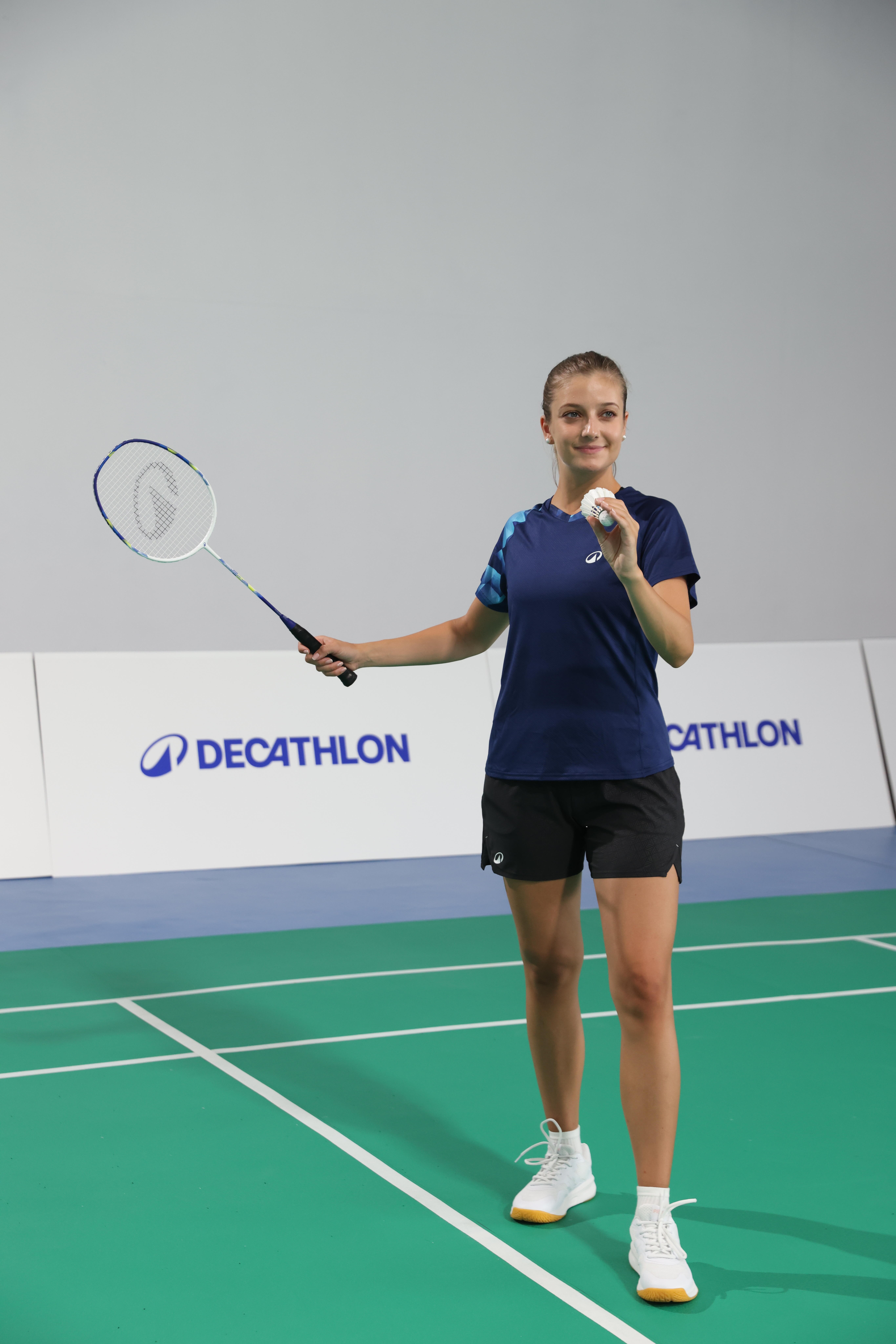 Raquette de badminton - Sensation 530 blanc - PERFLY