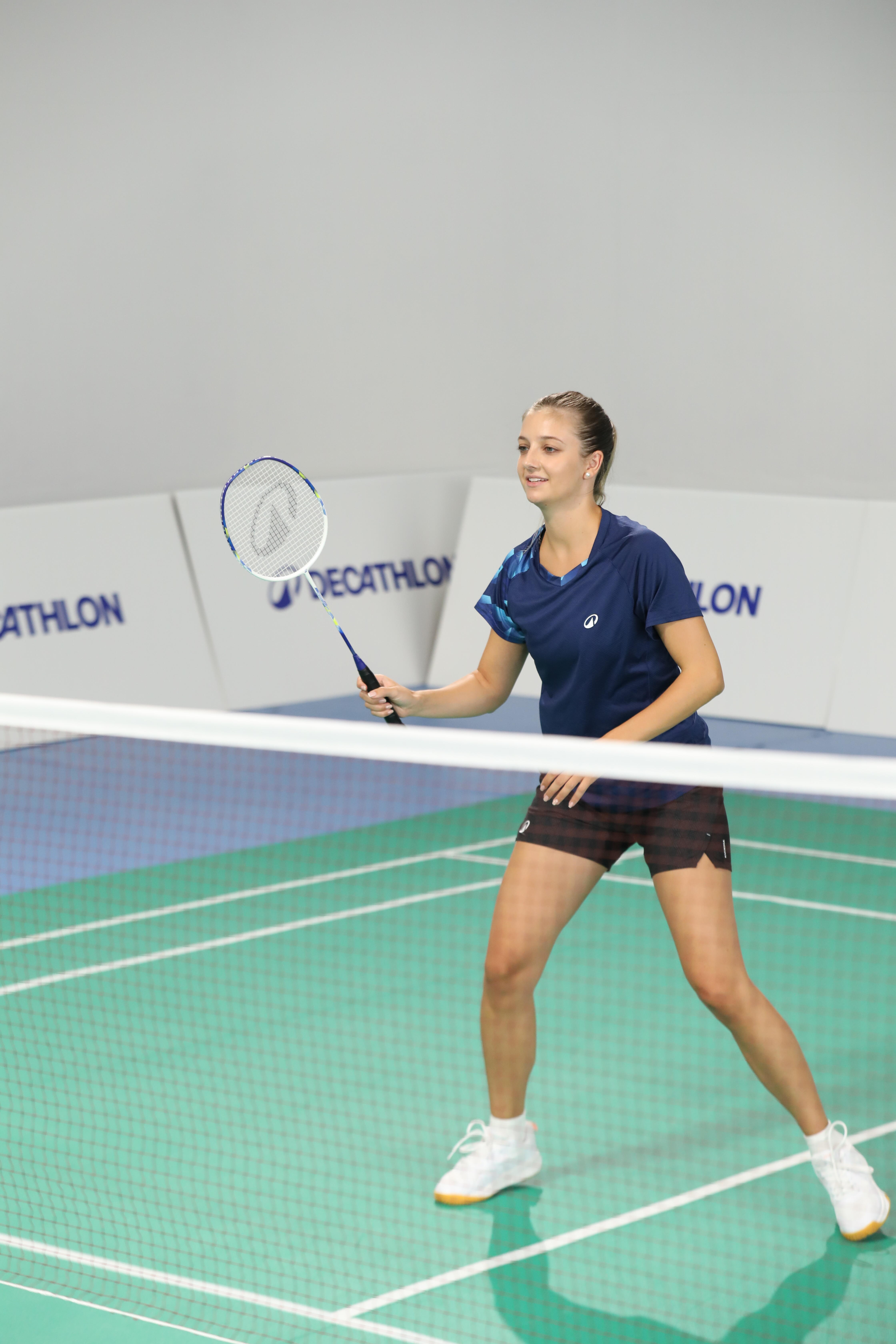 Raquette de badminton - Sensation 530 blanc - PERFLY