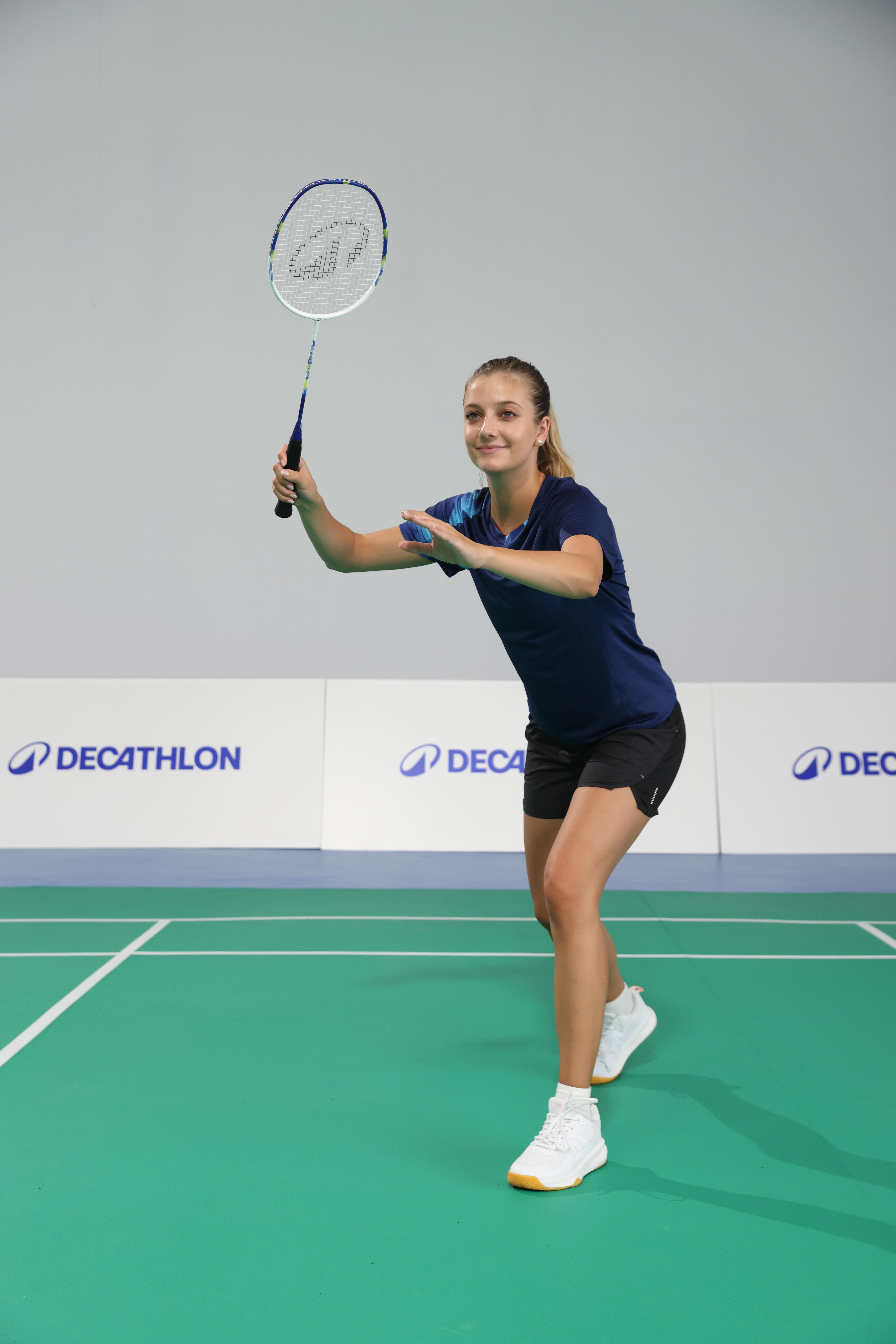 Raquette de badminton - Sensation 530 blanc - PERFLY