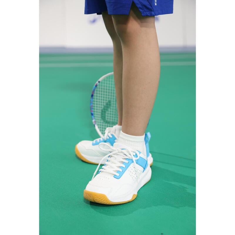 Încălțăminte de Badminton BS Sensation 500 - Aqua Copii 