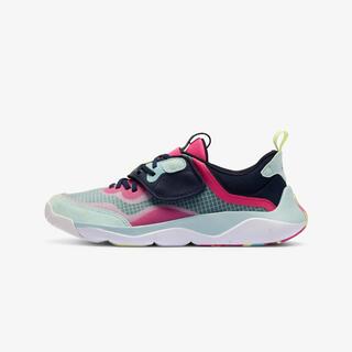 Kids' easy slip on rip-tab shoes, Playful City multicoloured