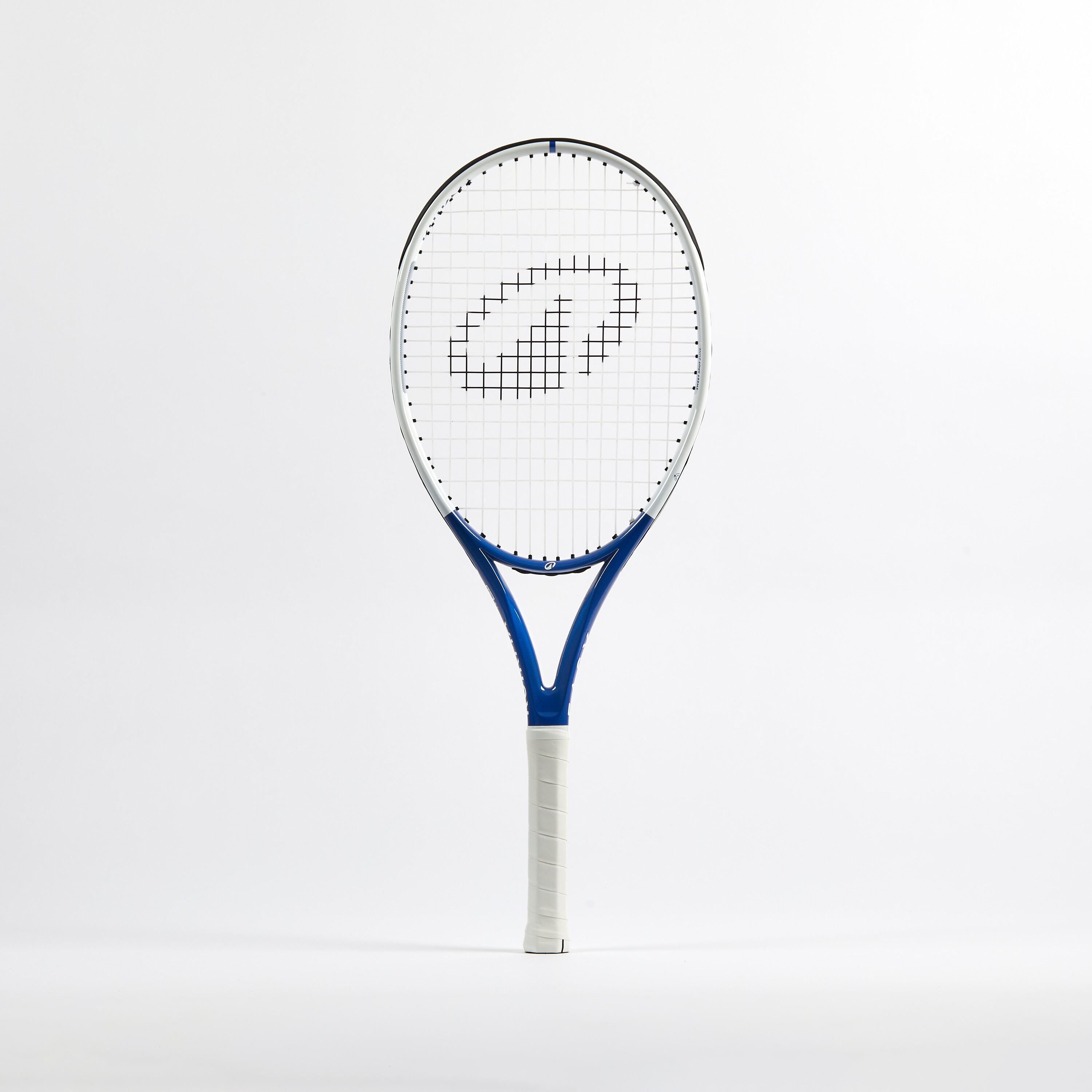 KUIKMA Tennisracket Easy voor volwassenen blauw/wit