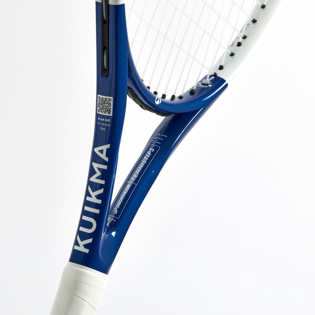 RAQUETTE DE TENNIS ADULTE - KUIKMA EASY BLEU BLANC