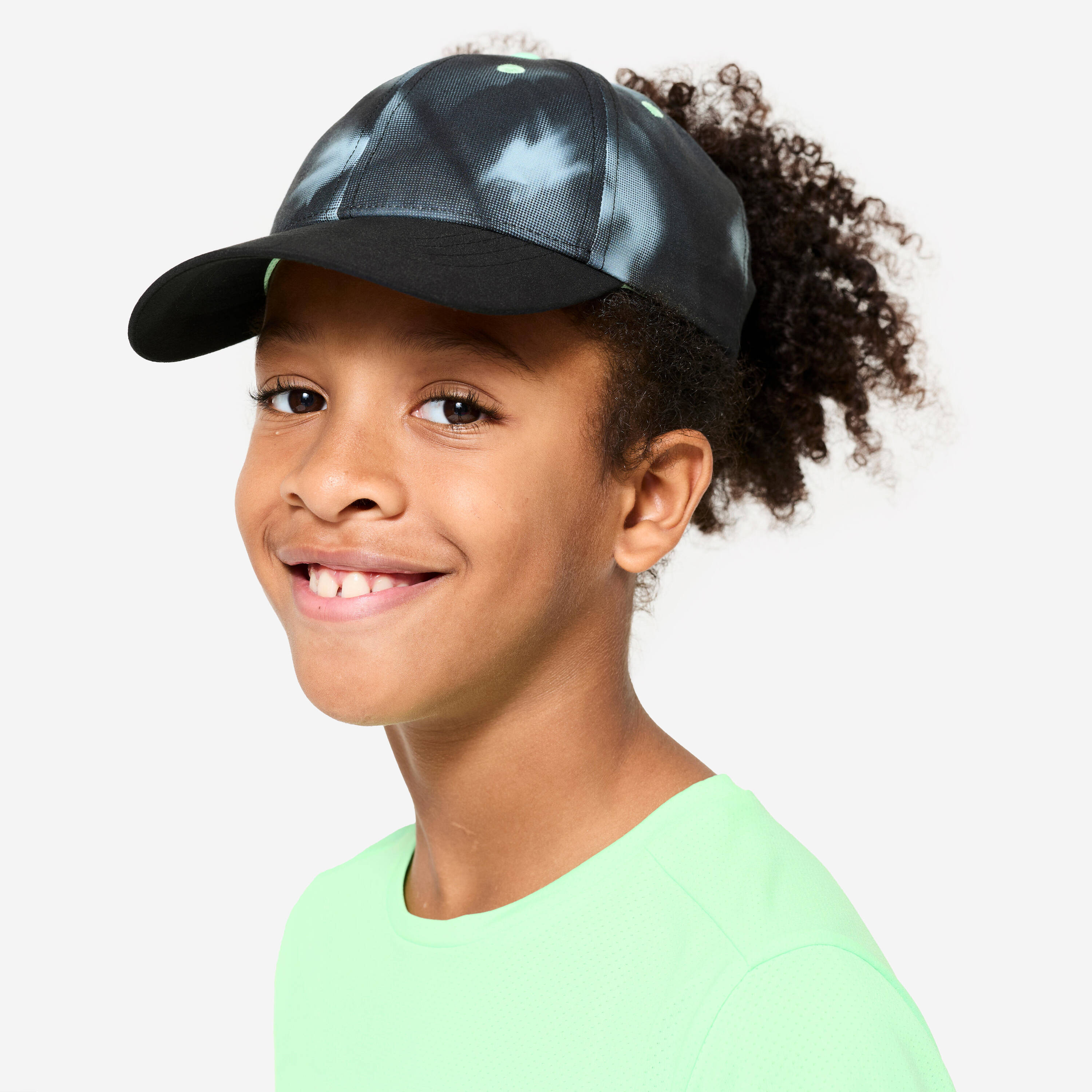 UV Protected Kid's Adjustable Cap 500 - Grey -  2