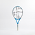 Raquette de tennis enfant Easy Comp 25&quot; bleu