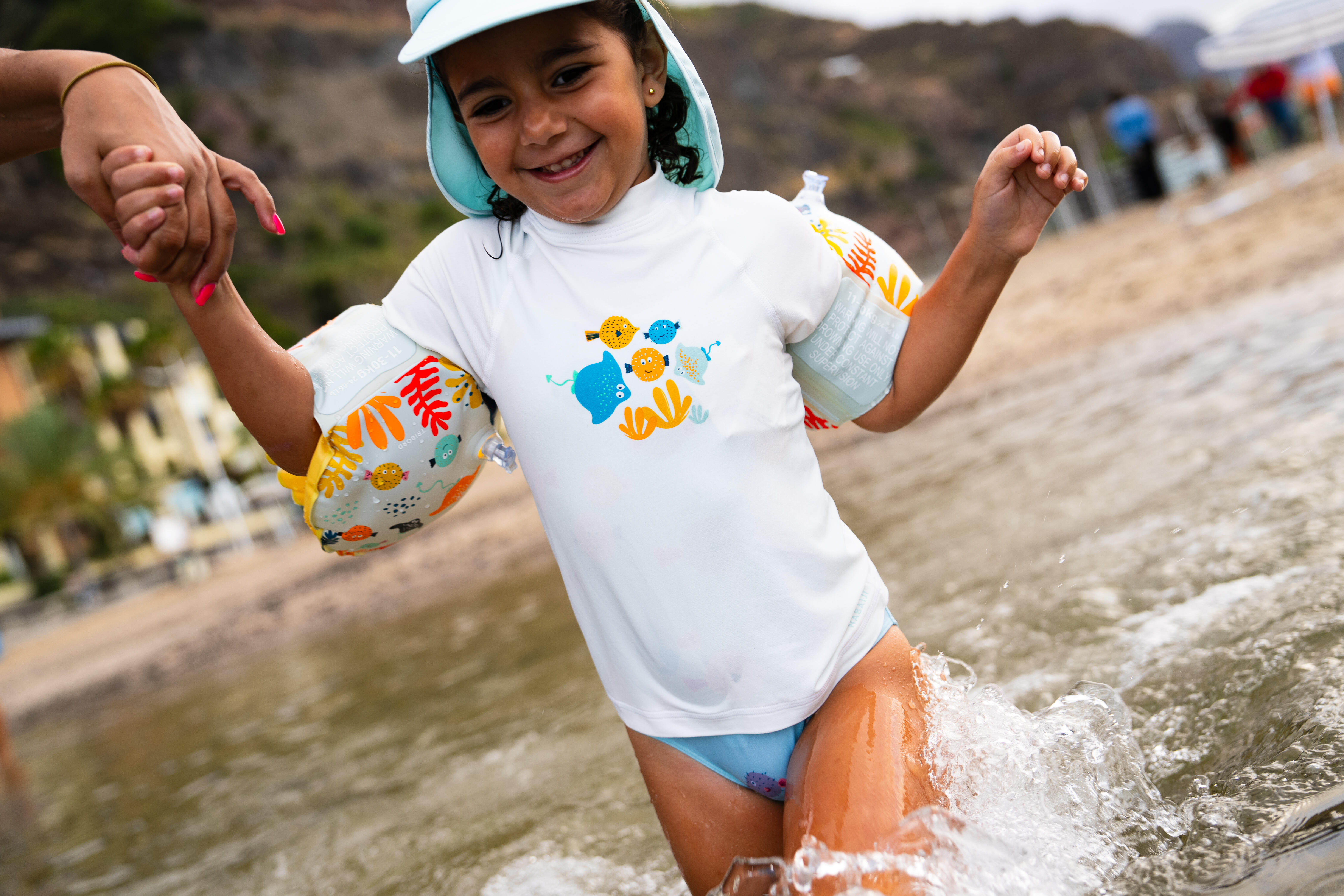 Babies’ Short-Sleeved Rash Guard Age 12 months-5 years - NABAIJI
