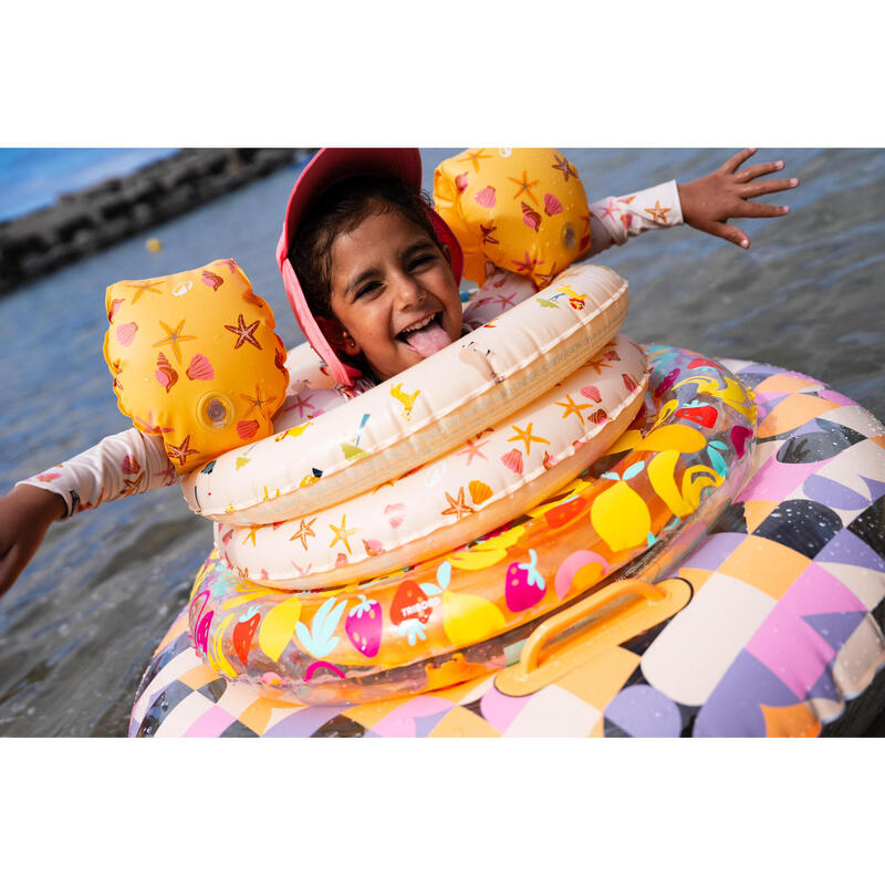 Şişirilebilir Yüzme Simidi - 6/9 Yaş - 65 cm - Desenli/Şeffaf - Allfruits