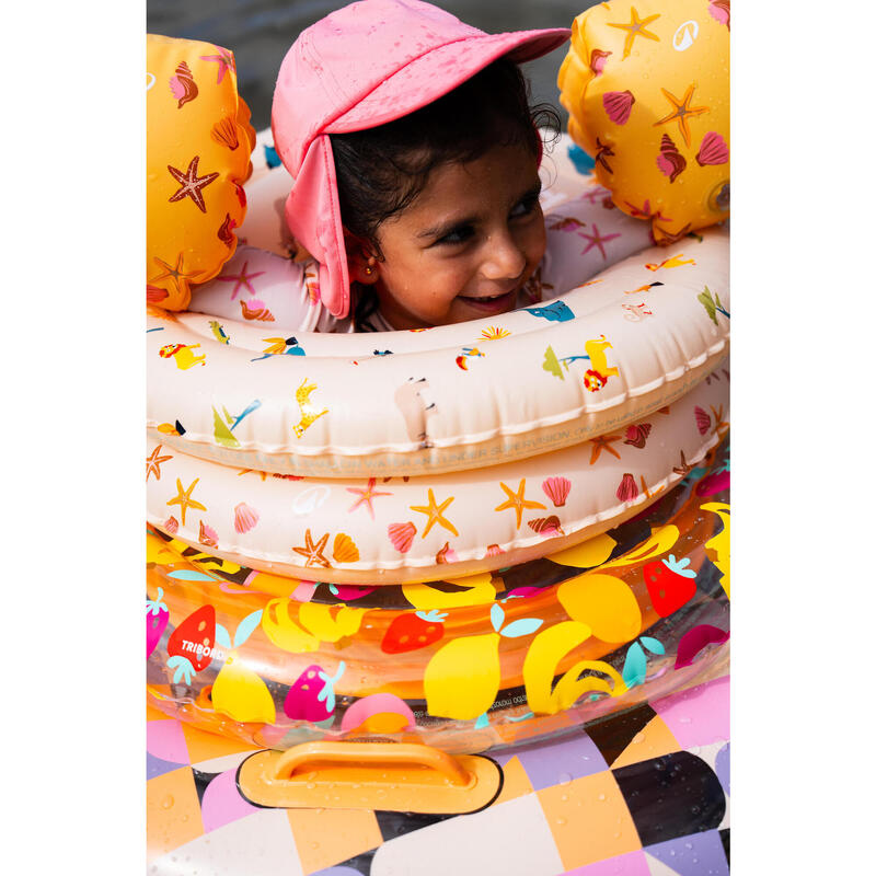 Casquette anti UV Bébé - Rose