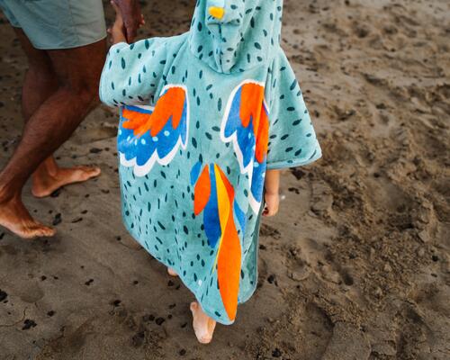 Poncho baby e bambini PAPPAGALLO