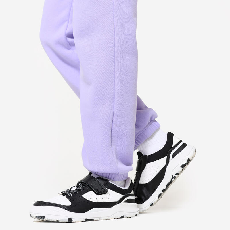 Pantalon de trening călduros multisport mov Copii 