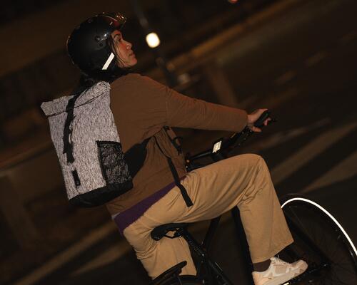 gilet refléchissant à vélo
