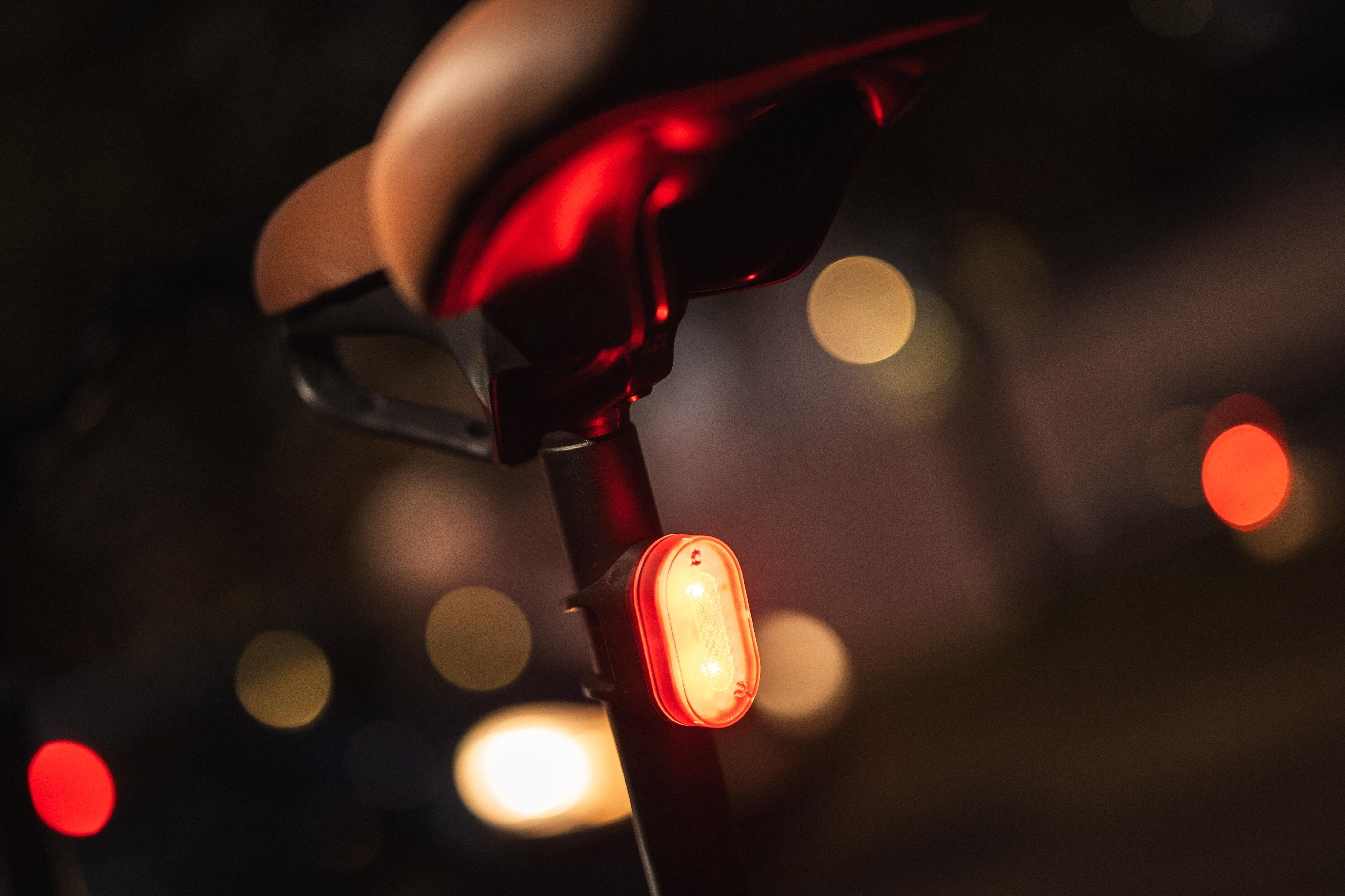 2 lumières de vélo DEL USB avant/arrière – SL 510 noir - DECATHLON