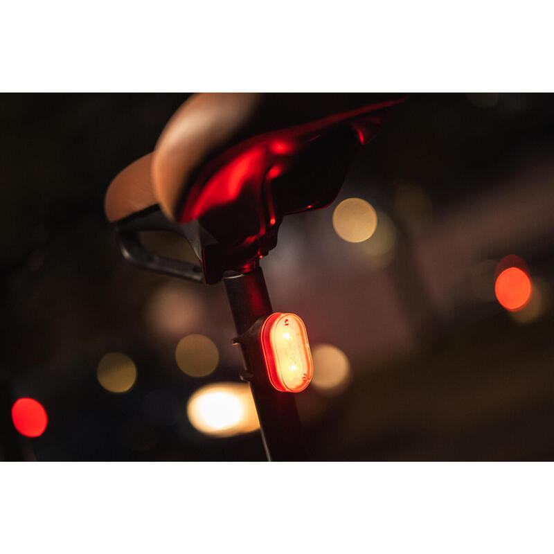Fietslampjes voor/achter USB clip SL510 2 stuks zwart