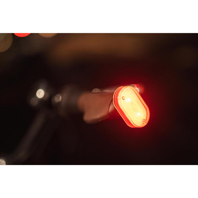LUZ FRONTAL/TRASEIRA SL510 USB CLIP BICICLETA AMARELO