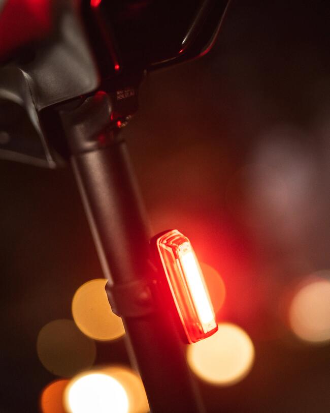 Kit luci bici anteriore e posteriore led ST 920 USB