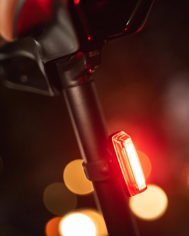 LED Bike light kit, ST 920 front and rear USB ELOPS Decathlon