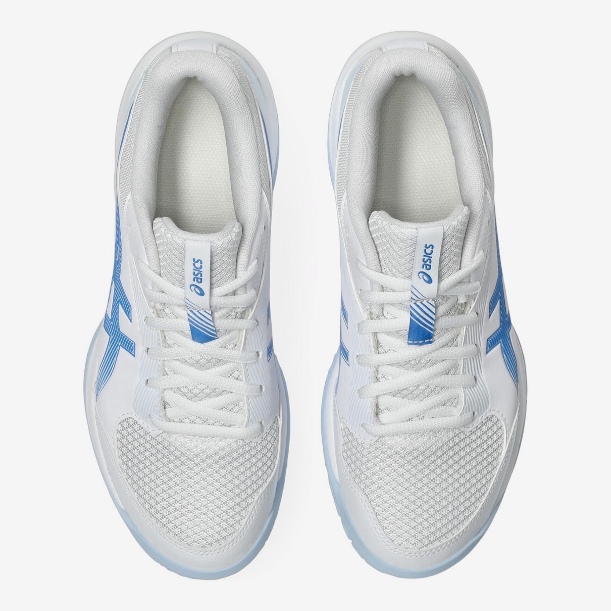 Seconde vie - Chaussures de handball adulte - asics gel task 4 blanc et bleu 5/7