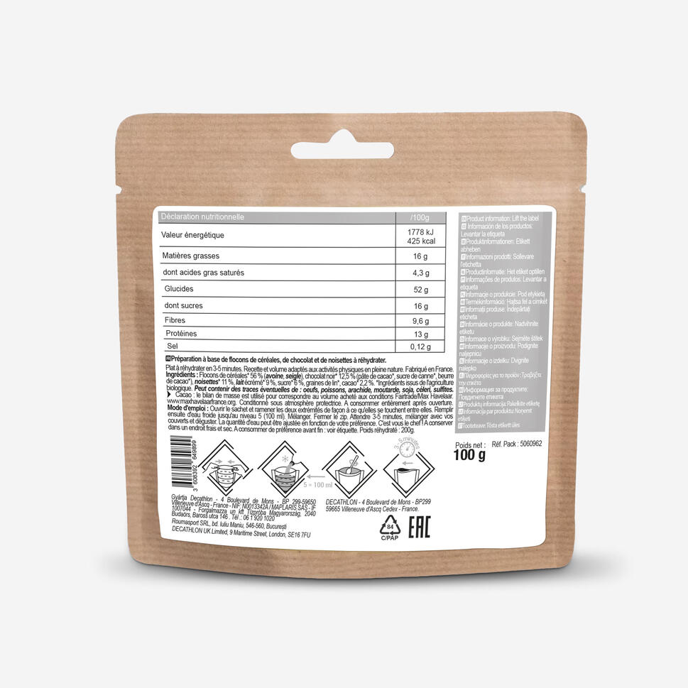 Śniadanie muesli czekoladowo-orzechowe Bio 100 g