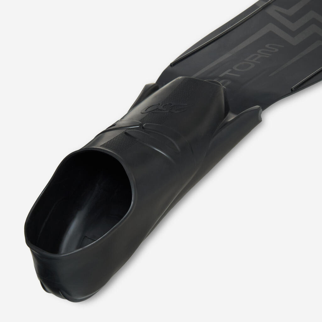 Ahingupüügi- ja vabasukeldumislestad C4 Carbon Storm, mustad 