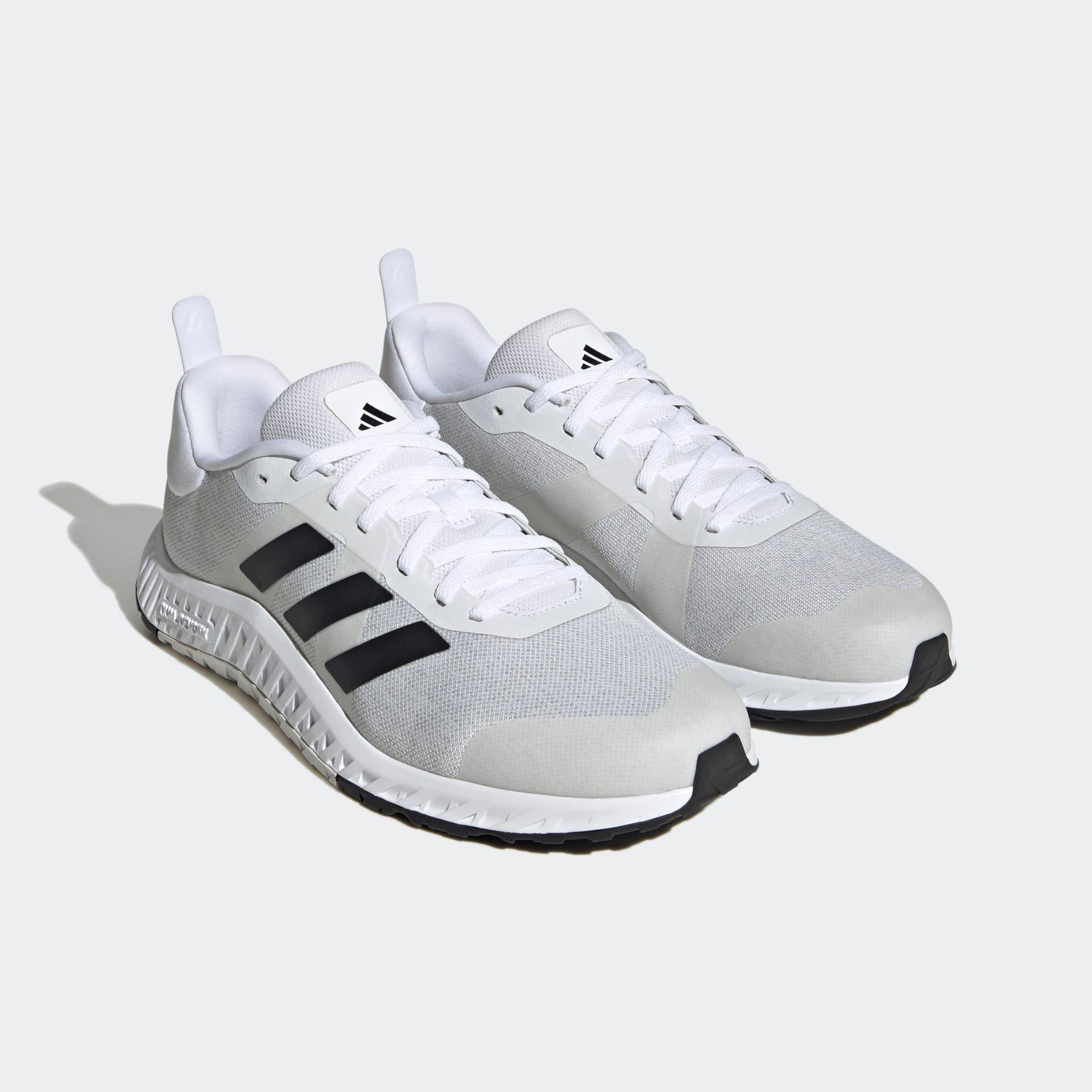 Zapatillas Fitness Everyset Hombre Blanco Negro 9/16