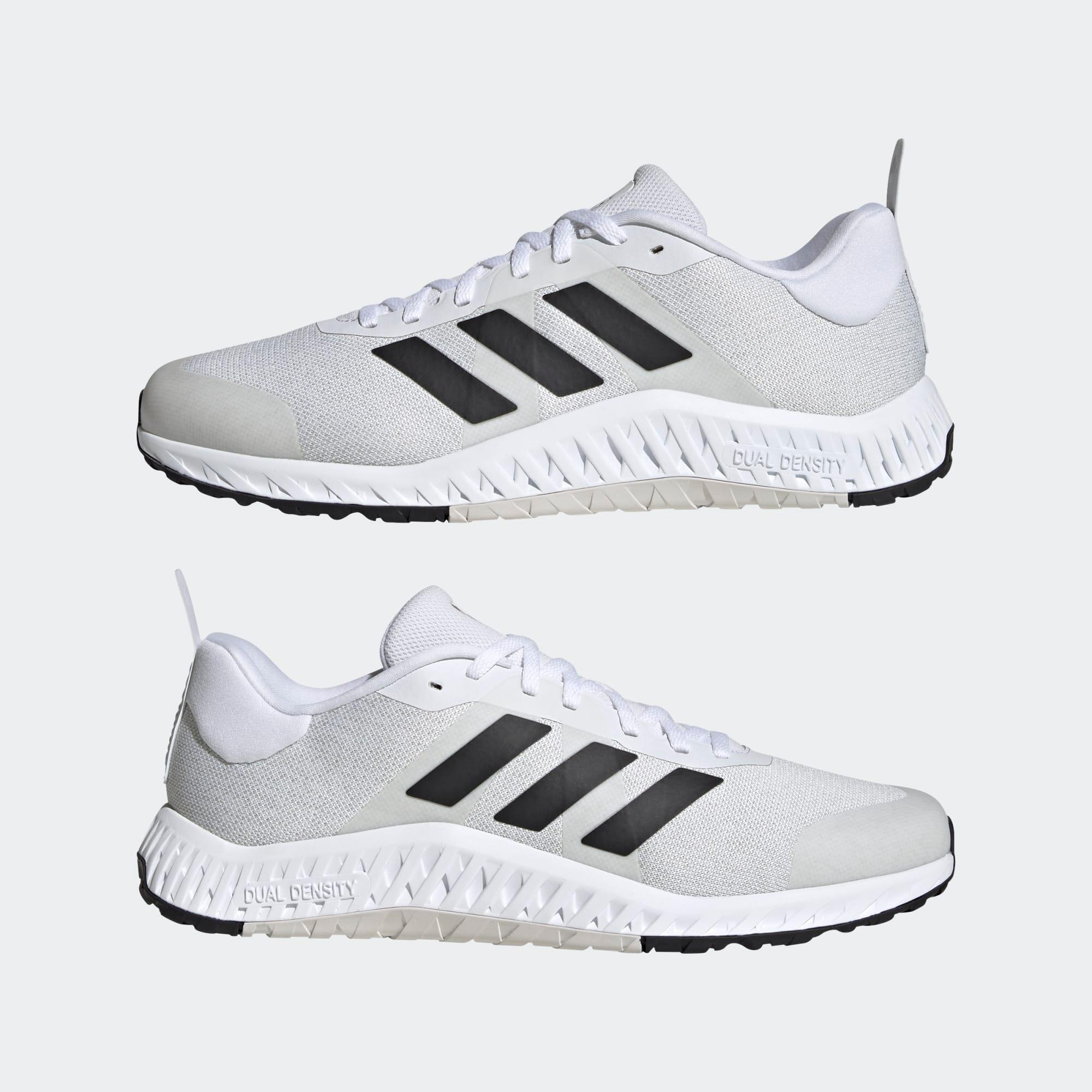 Zapatillas Fitness Everyset Hombre Blanco Negro 7/16