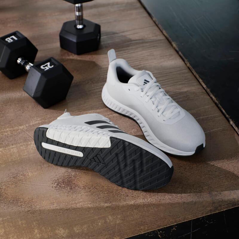 Calçado de Fitness Homem Everyset Branco/Preto