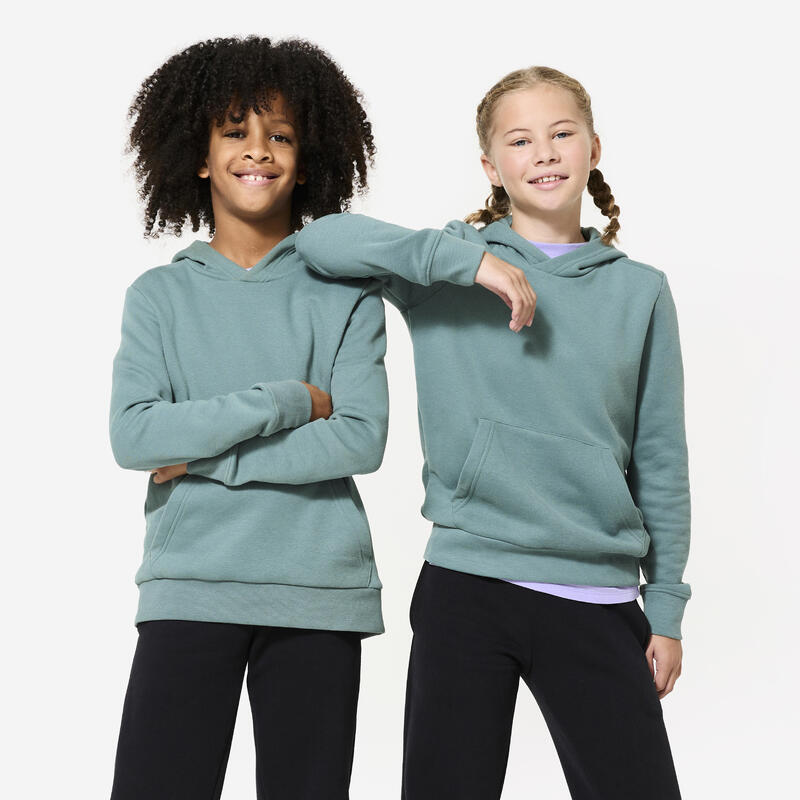 Çocuk Kapüşonlu Sweatshirt - Yeşil
