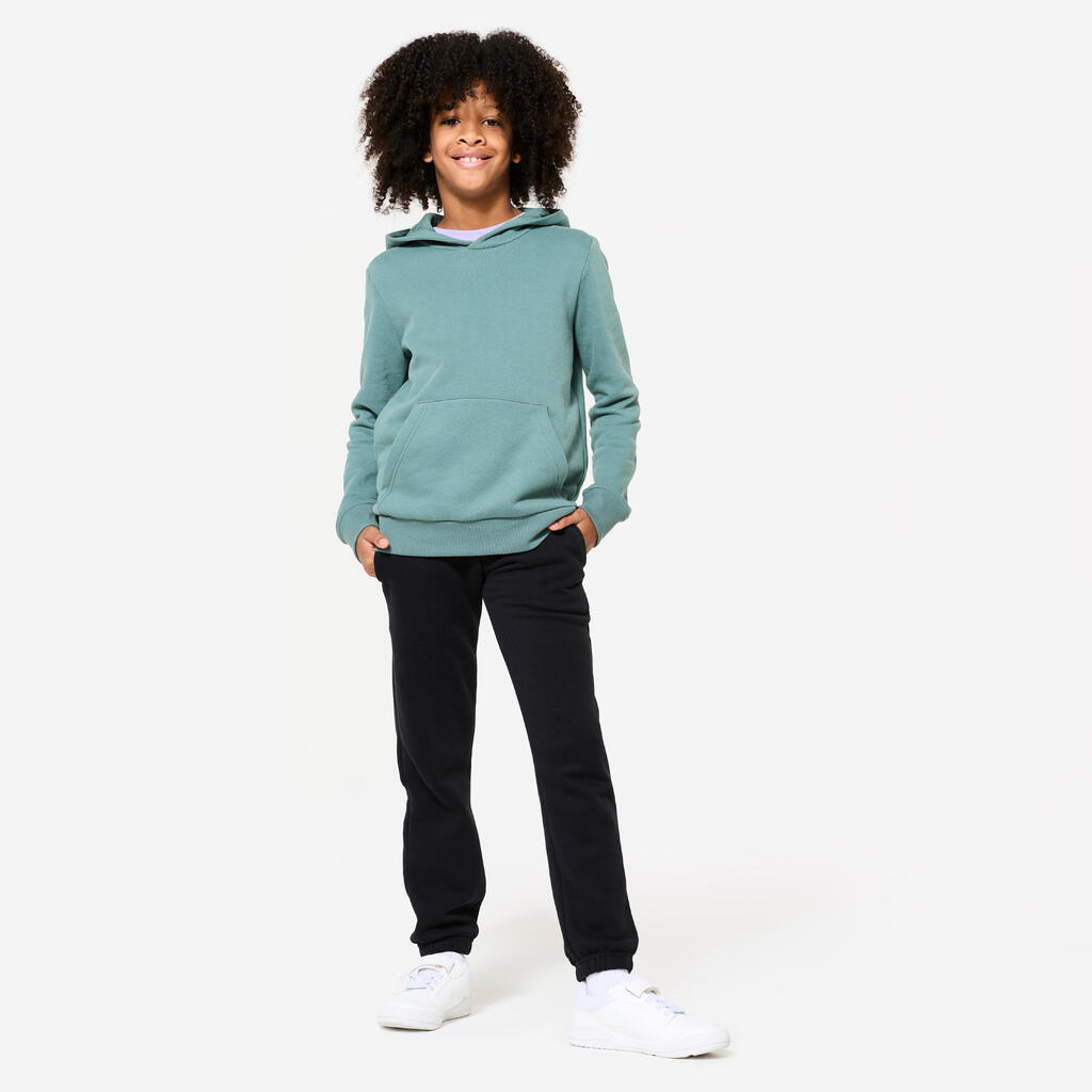 Sweat à capuche coton enfant - cèdre