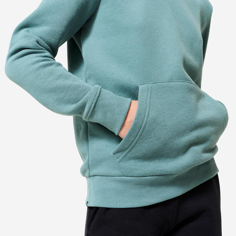 Çocuk Kapüşonlu Sweatshirt - Yeşil