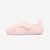 Chaussons à scratch respirants bébé, rose et blanc